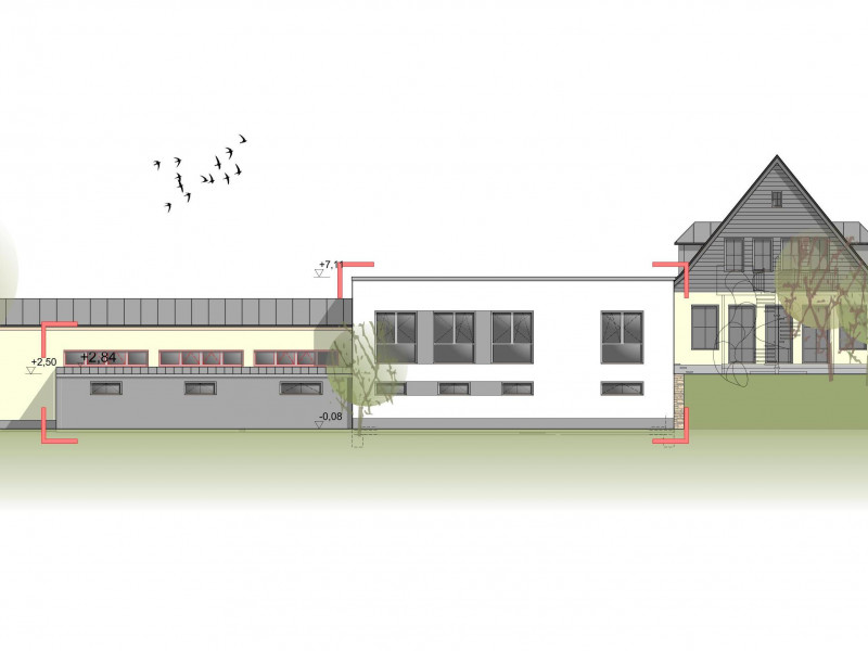 Thumbnail for Neubau eines Feuerwehrhauses mit Errichtung eines Ruheraumes und eines Waschraumes für die bestehende Kindertagesstätte